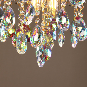 Люстра 6018 Gold 400 мм Е14 S=16м2 VERNER LIGHTING *1