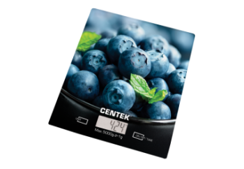 Весы кух. электрон. Centek СТ-2462 Голубика до 5кг ЖК-дисплей *1/12