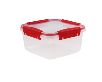 Контейнер д/прод. пластм. "Butterfly bright" 1,2л 156х156х84мм герметичный Красный 78459  *1/8 Контейнер д/прод. пластм. "Butterfly bright" 1,2л 156х156х84мм герметичный Красный 78459  *1/8