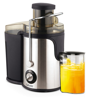 Соковыжималка  700Вт GALAXY GL 0806 нерж. сталь/черн 2 скорости *1/4 *