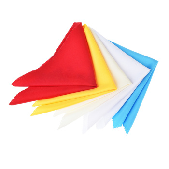 Салфетка для сервировки стола текстильная 30х30см, 5 цветов