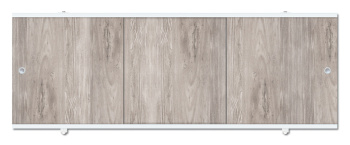 Экран под ванну "Премиум А" (АЛЮМ. РАМА) Орех 1,68м *2