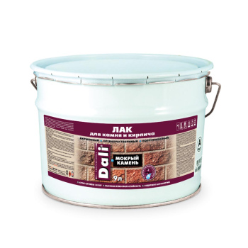 Лак акриловый для наружных и внутренних работ по камню и кирпичу 9 л ДАЛИ *1/55 Лак акриловый для наружных и внутренних работ по камню и кирпичу 9 л ДАЛИ *1/55