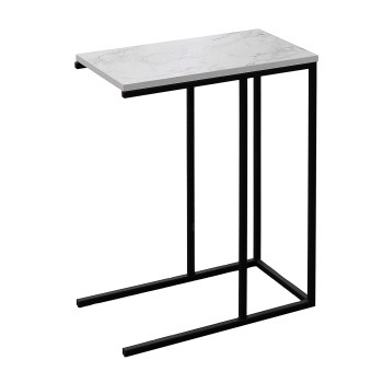 Столик журнальный приставной к дивану САБИЯ белый мрамор*1