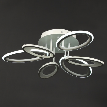 Люстра Y1199/6  110W LED 220V пульт 3000K-6500K 3 реж (h-150; d-660) S=26м2  VERNER LIGHTING *1