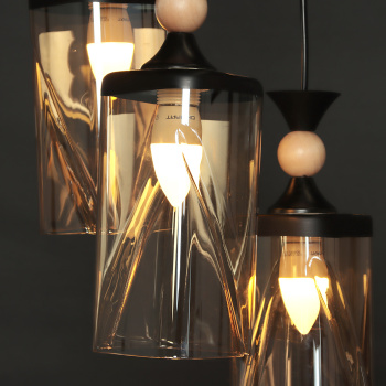 Люстра N5195/3H 3*40W E27 (d-300; h-450/h800) VERNER LIGHTING *1