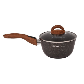 Кастрюля алюмин. антипригарная "Kukmara" "Granit ultra" original 1,5л съмн.Руч. Ст.кр. кго0156а *1/3 Кастрюля алюмин. антипригарная "Kukmara" "Granit ultra" original 1,5л съмн.Руч. Ст.кр. кго0156а *1/3