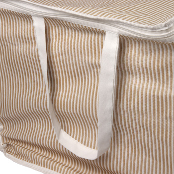 Короб для хранения нетканый материал "LINE" 800Х600Х400мм с крышкой Темно-бежевый 411224932 *1/24