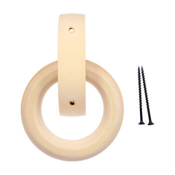 Ручка дверная кольцо, липа, 115мм "Банные штучки" /20