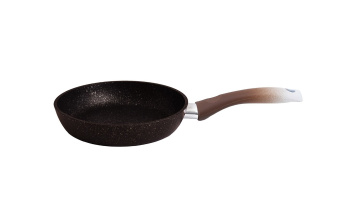 Сковорода алюмин. антипригарная "Kukmara" "Мраморная" кофейный d18см выс.борта 4см смк18401а *1/12 Сковорода алюмин. антипригарная "Kukmara" "Мраморная" кофейный d18см выс.борта 4см смк18401а *1/12