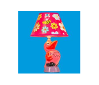 Лампа настольная D1-62 Pink детская Е14 40Вт  S=2м2 *1/12