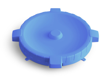 Крышка к бочке пластм. "Гранде" с горл.д.198мм С908КФИЛ ("Мартика") *1/32