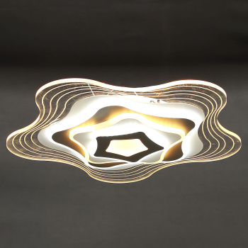 Светильник светодиодный акриловый 500мм 200W B2029 100W*2 white с пультом S=25м2 VERNER LIGHTIN *1