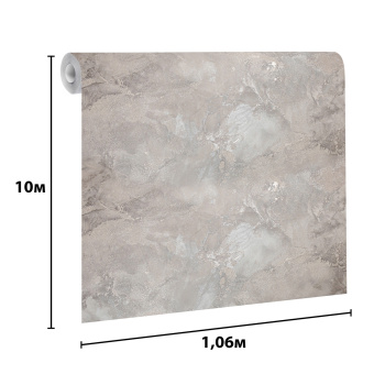 Обои  флиз  Ateliero Capri/Капри (серо-коричн.) 585627 1.06*10м *6