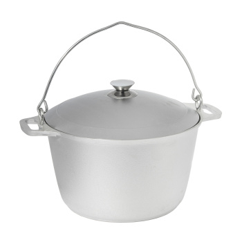 Котел алюм. литой походный с крышкой 6,0л с дужкой Kukmara кп60 (Кукмор) *1/5 Котел алюм. литой походный с крышкой 6,0л с дужкой Kukmara кп60 (Кукмор) *1/5