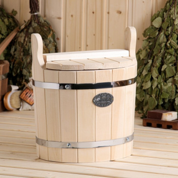 Запарник 9 л с крышкой, нержавеющий обод "Добропаровъ" 2543416