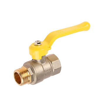 Кран шаровый 1/2" (Ø15) ГАЗОВЫЙ М/П ручка GAZ LD Pride 47.15. (аналог ЖЗ47) *1/17