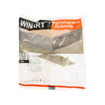 Заглушка левая и правая Wimar, 58 мм, 831 дуб аргенто, 2 шт.